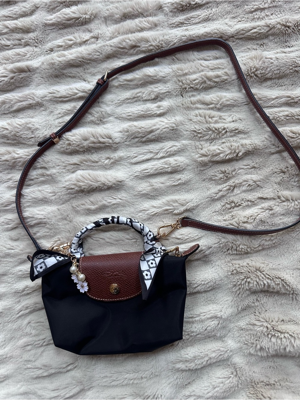LE PLIAGE ORIGINAL POUCH WITH HANDLE